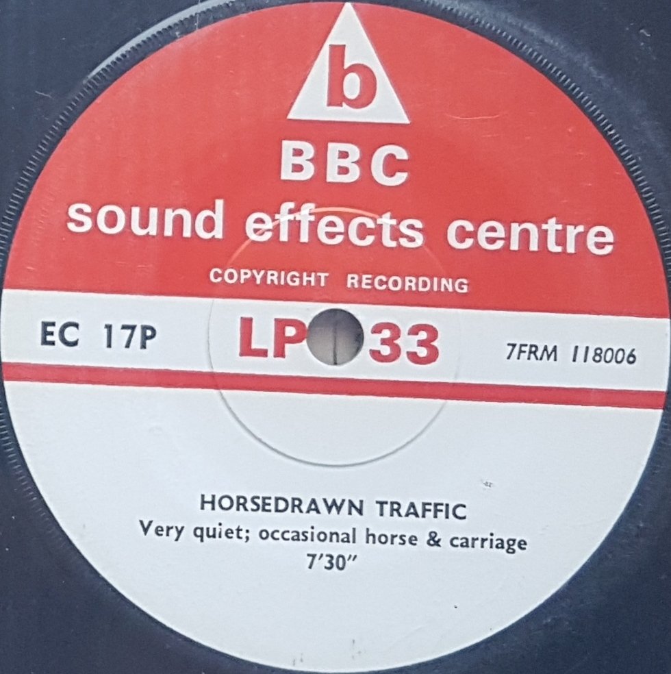 EC 17P Horsedrawn traffic Not registered from the BBC records and Tapes library Label
